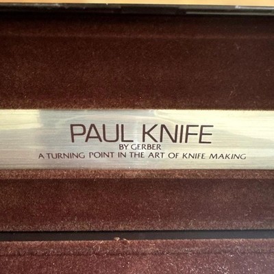 GERBER Paul Knife 40th Anniversary Signature Knife Limited Edition
