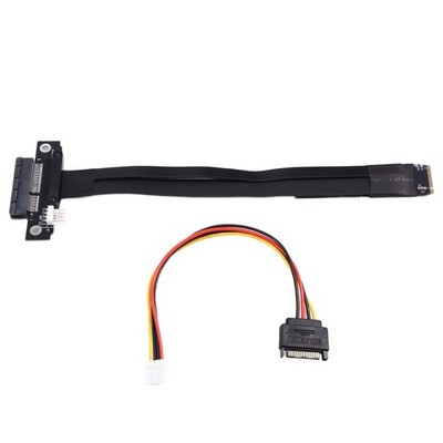 M2 zu PCIE Riser PCIe X4 PCI-E 3.0 4x zu M.2 NVMe M Key 2280 Riserkarte M2 1124