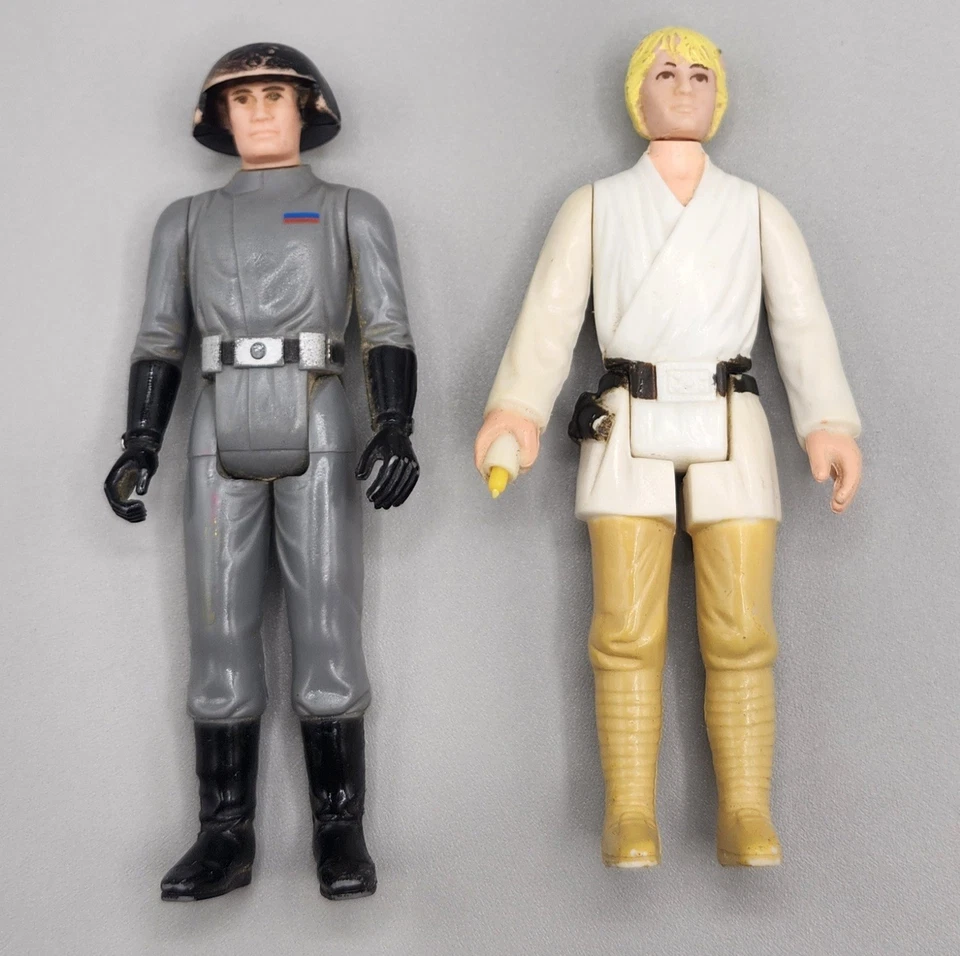 1977 Star Wars Farmboy Skywalker y Escuadrón de la Muerte Star Commander Figuras Hong Kong Foto 2 de 4