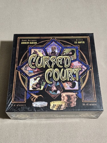 Cursed Court, Atlas Games. AG1400. Strategy Wager Board 2-6 Players 30-45 Mins. - Picture 1 of 6