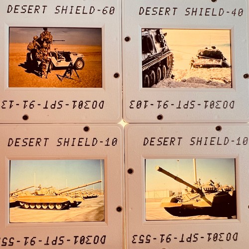 lot of 4 slides-B89 Desert Shield / STORM Collection