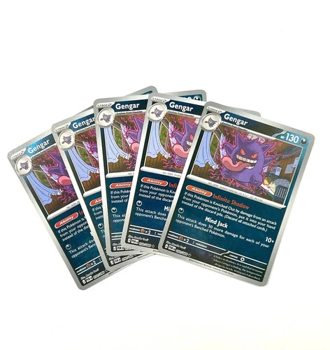Mega Evolutions Perfect Order Gengar 050/088 Holo Playset X4 Cards