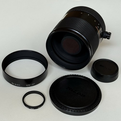 [N NEUWERTIG-] Nikon Reflex Nikkor 500mm f8 Super Tele Objektiv mit Gegenlichtblende und Schutzkappen - Bild 15 von 15