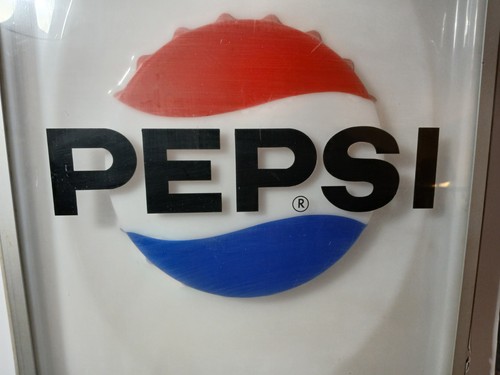 26" GRANDE ANNI 60 RARA VECCHIA INSEGNA VINTAGE PEPSI INSEGNA SODA NEGOZIO ESPOSIZIONE INSEGNA PORTA - Foto 7 di 23