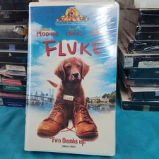 Fluke VHS 1996 Clamshell Family Entertainment Video Tape Matthew Modine SEALED