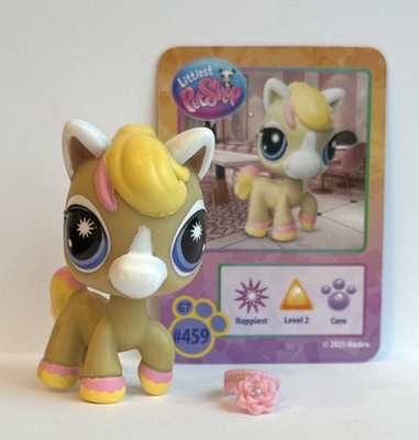 HORSE PONY #G7 #459 w/ Accessory - Authentic Littlest Pet Shop