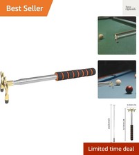 Retractable Billiards Cue Stick Bridge, Pool Bridge with Removable Bridge Head