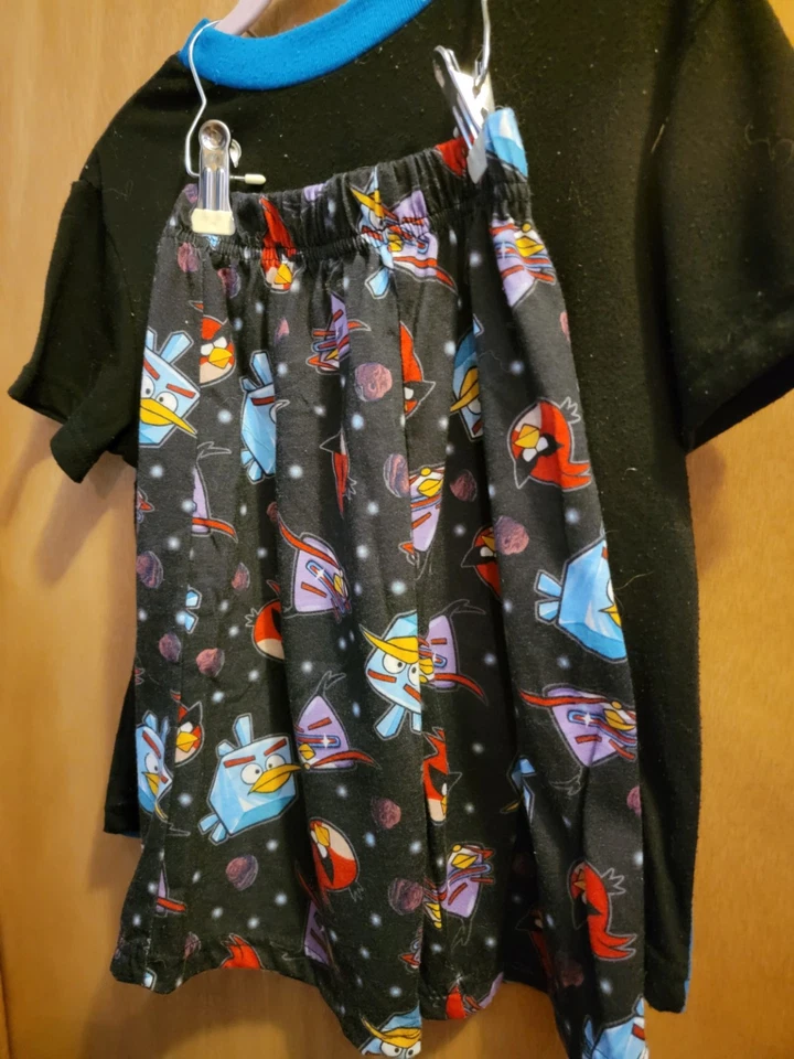 Boys, Angry Birds Space Out, Colorful Summer PJ's sz 6/7 - Image 3 of 4