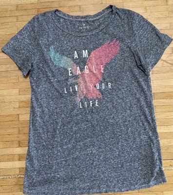 T-Shirt American eagle grau L