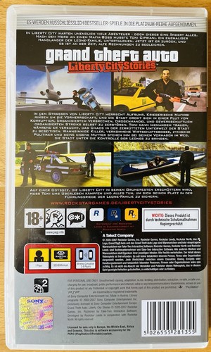 GTA Grand Theft Auto: Liberty City Stories (Sony PSP) OVP mit Anleitung - Bild 2 von 3