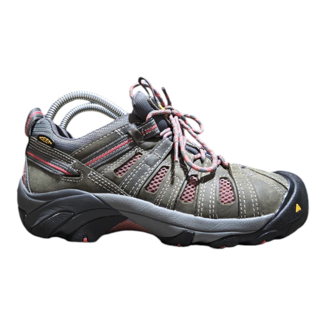 Scarpe antinfortunistiche Keen Flint punta acciaio da lavoro utility donna 7 5 W magnete rosa escursionismo