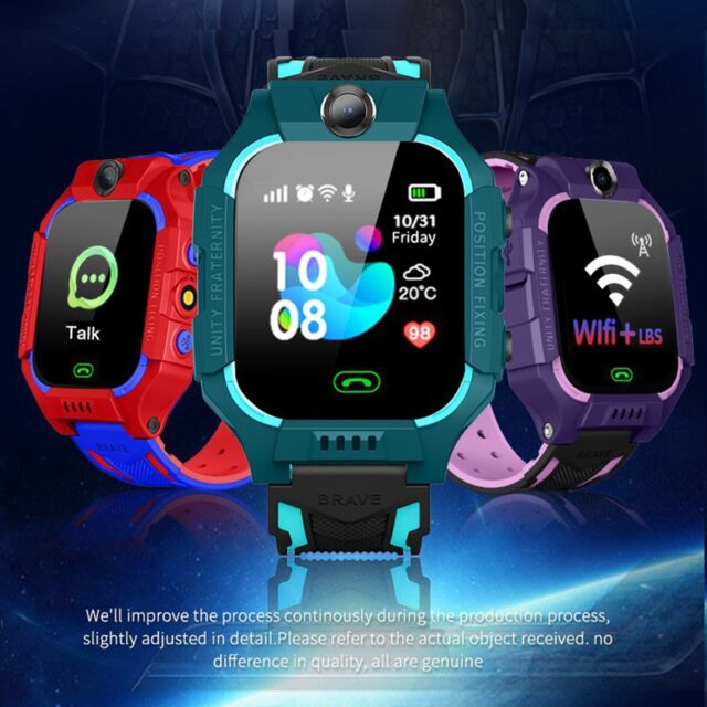 New Waterproof Tracker GPS Smart Kids Watch With Camera SOS Call For iOS Android