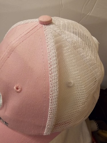 Pink And White John Deere Snapback Mesh Cap Not Worn - Picture 8 of 16