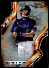 2021 Bowman's Best Heatwave Die Cut REFRACTOR Benny Montgomery Colorado Rockies
