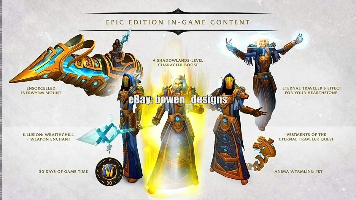 World of Warcraft SHADOWLANDS Epic Collector's Edition
