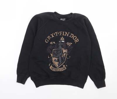 ABSOLUTE CULT Mädchen Sweatshirt schwarz Baumwollmischung Größe M - Harry Pot