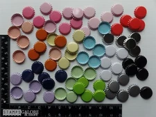 THE PAPER STUDIO 80 BOTTLE CAPS SCRAPBOOKING EMBELLISHMENT'S #T04