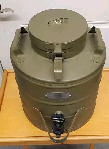 Vintage Super Chef 3 Gallon Military Insulated Beverage Dispenser Container Jug - Picture 2 of 8