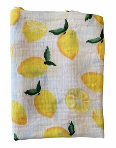 lemon swaddle blanket