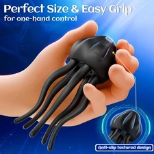 Vibrating Cock Penis Head Teaser Vibrator Masturbator Stroker Glans Trainer