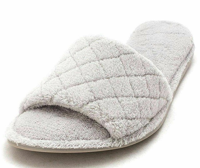 womens open toe scuff slippers