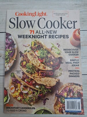 cooking light Slow Cooker December 2024 Magazine 77 all new Weeknight Recipes