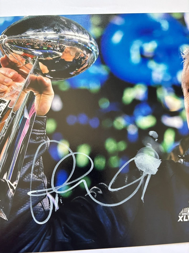 PETE CARROLL SIGNED 8X10 PHOTO SEATTLE SEAHAWKS FOOTBALL COACH RAIDERS USC BAS - Image 2 of 3