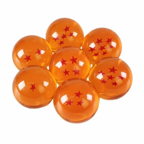 7 Palline Dragonball Z Biglie Palline di Vetro Cosplay Costume Manga Anime Set Goku - Foto 11 di 12