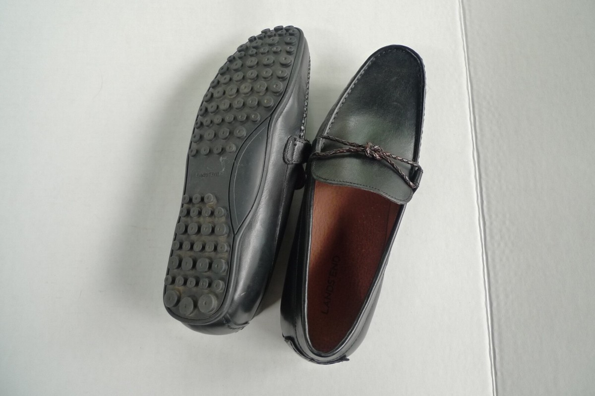 Lands End Direct Leather size 9 Dark Brown Driving Moc Loafer Alden 9694F | Buy Alden 9694F Penny Loafer in Dark Brown  main image 3