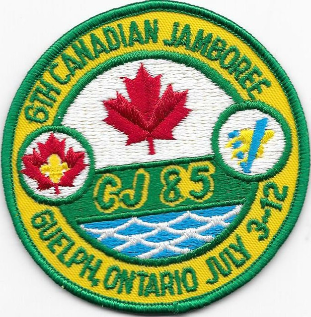 Sixth Canadian Jamboree Ontario Foreign Boy Scouts Patch World / Canada