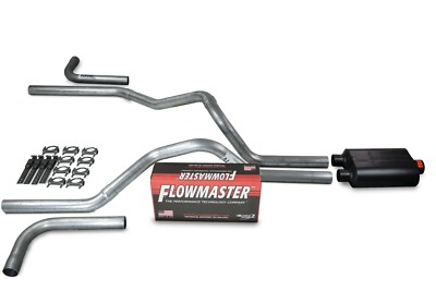 Dodge Ram 1500 09-18 2.5'' Dual Exhaust Kits Flowmaster Super 40 Side Exit
