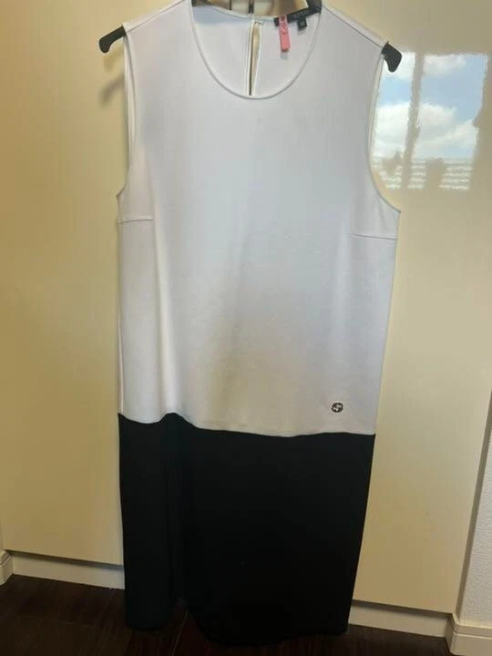 Robe GUCCI sans manches bicolore femme taille blanche