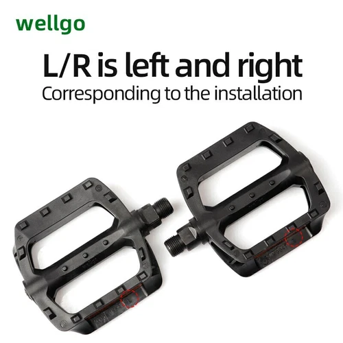 Wellgo DU Sealed Bearing Non-slip Pedal For MTB Road Bike Flat/Platform Pedals - Picture 5 of 17