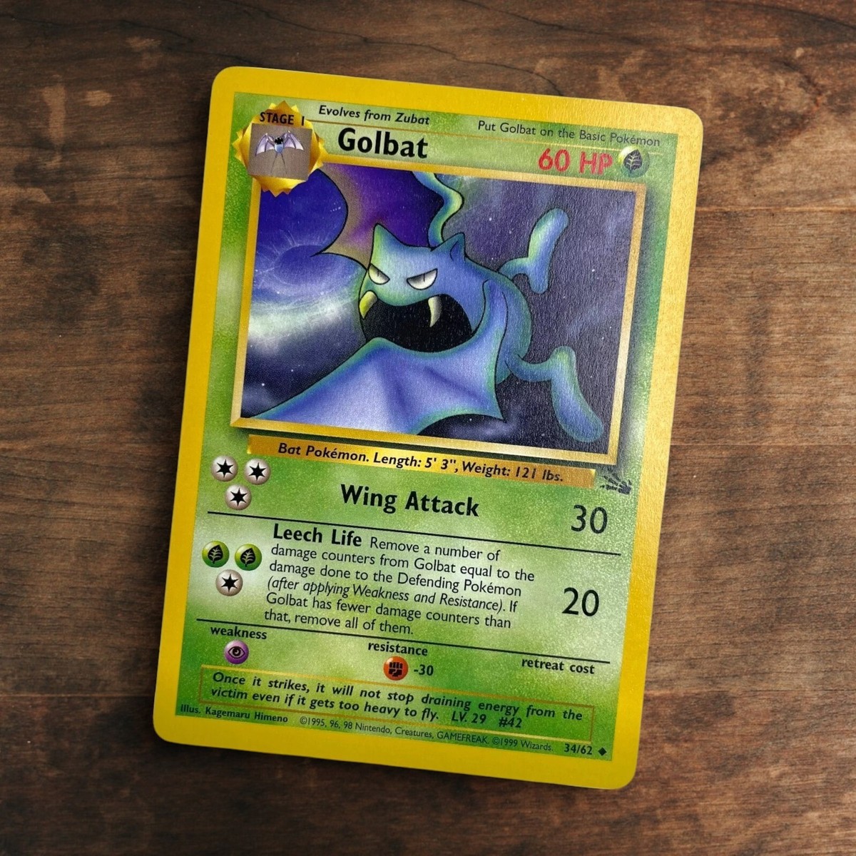 1995 golbat pokemon card value U 022/060 SM1S Collection Sun Card number 34 Golbat 34/62 Uncommon Near Mint