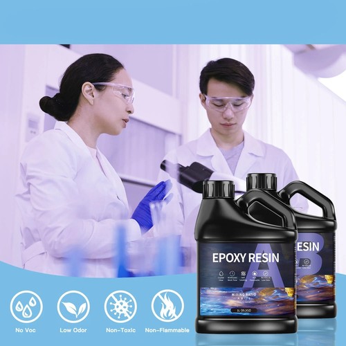 1000g AB Epoxy Resin Glue High Clarity Fast Drying Adhesive High Hardness DI... - Picture 6 of 8