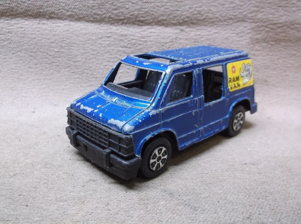 172 LOOSE BLUE TOOTSIETOY DODGE RAM VAN MOPAR CAMPER CONVERSION HELLCAT HEMI