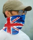 SUN GAITER Mask UPF 50+ UV Protect Sport Face Neck Outdoor United Kingdom Flag