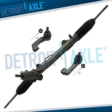 Complete Power Steering Rack and Pinion Outer Tie Rod for 2002-2005 Jeep Liberty