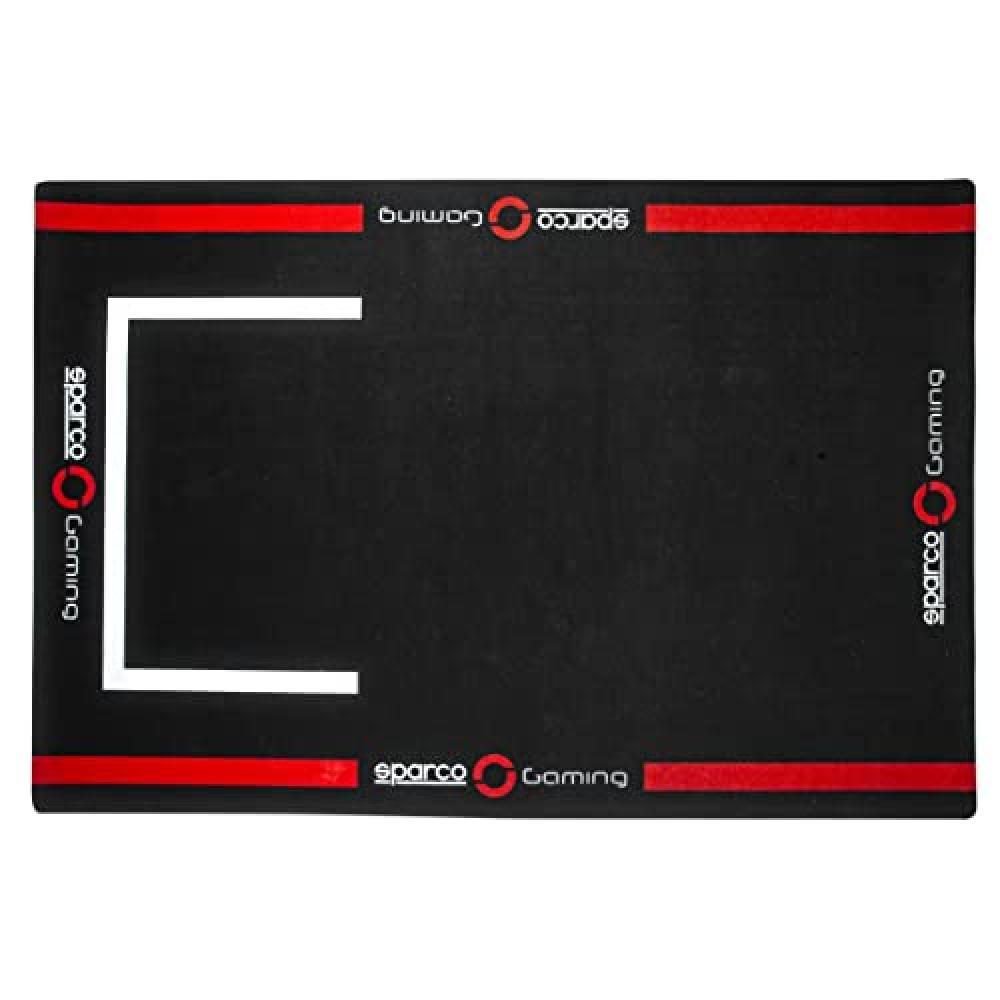 Sparco Tappeto CoCKPIT 180 x 120 mm nero/rosso - NUOVO