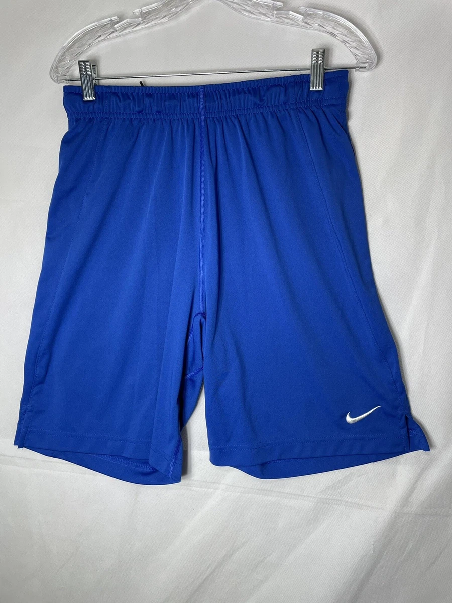 Nike Dri Fit Team Fly 728220 493 Training Blue Shorts Mens Size Medium