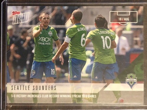 Seattle Sounders MLS TOPPS NOW® Card 71 - Print Run: 69