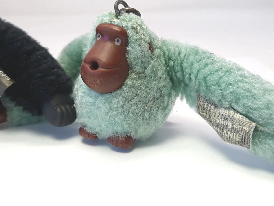 Lote de 2 Llaveros Bolso Dije Peluche Adrian Stephanie Mono Gorila Kipling Años 90 Foto 3 de 4