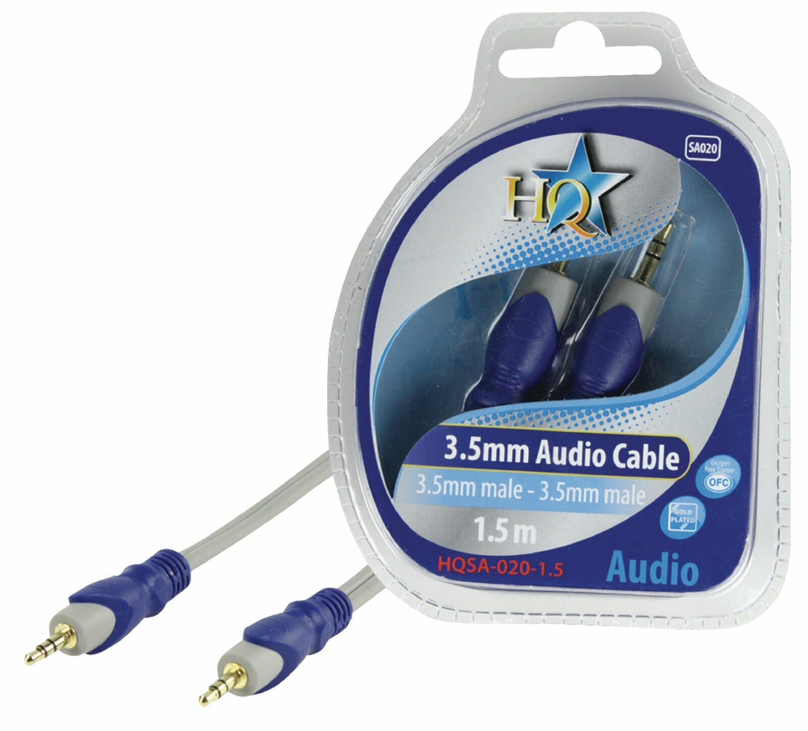 1.5m 3.5mm Mini STEREO Jack to Jack Aux Cable Audio Auxiliary Lead PC Car Gold