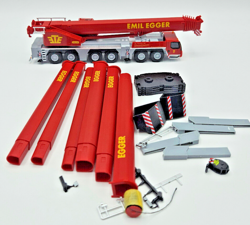Liebherr Mobile Crane Ltm 1300-6.2 Red H0 1/87 Herpa 317429 - Photo 3 sur 9