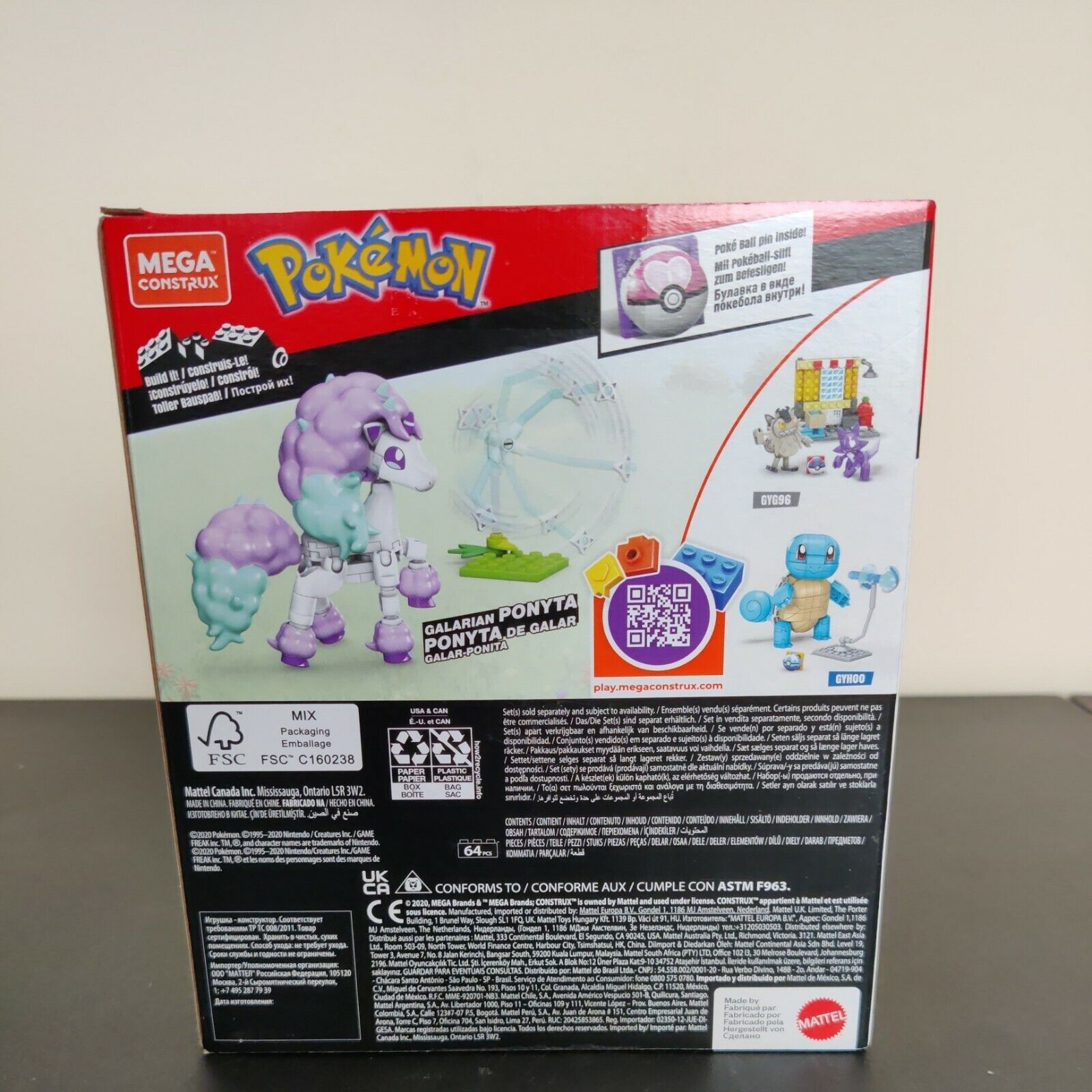 Pokemon Mega Construx: Power Pack - Galarian Ponyta - Atomic Empire