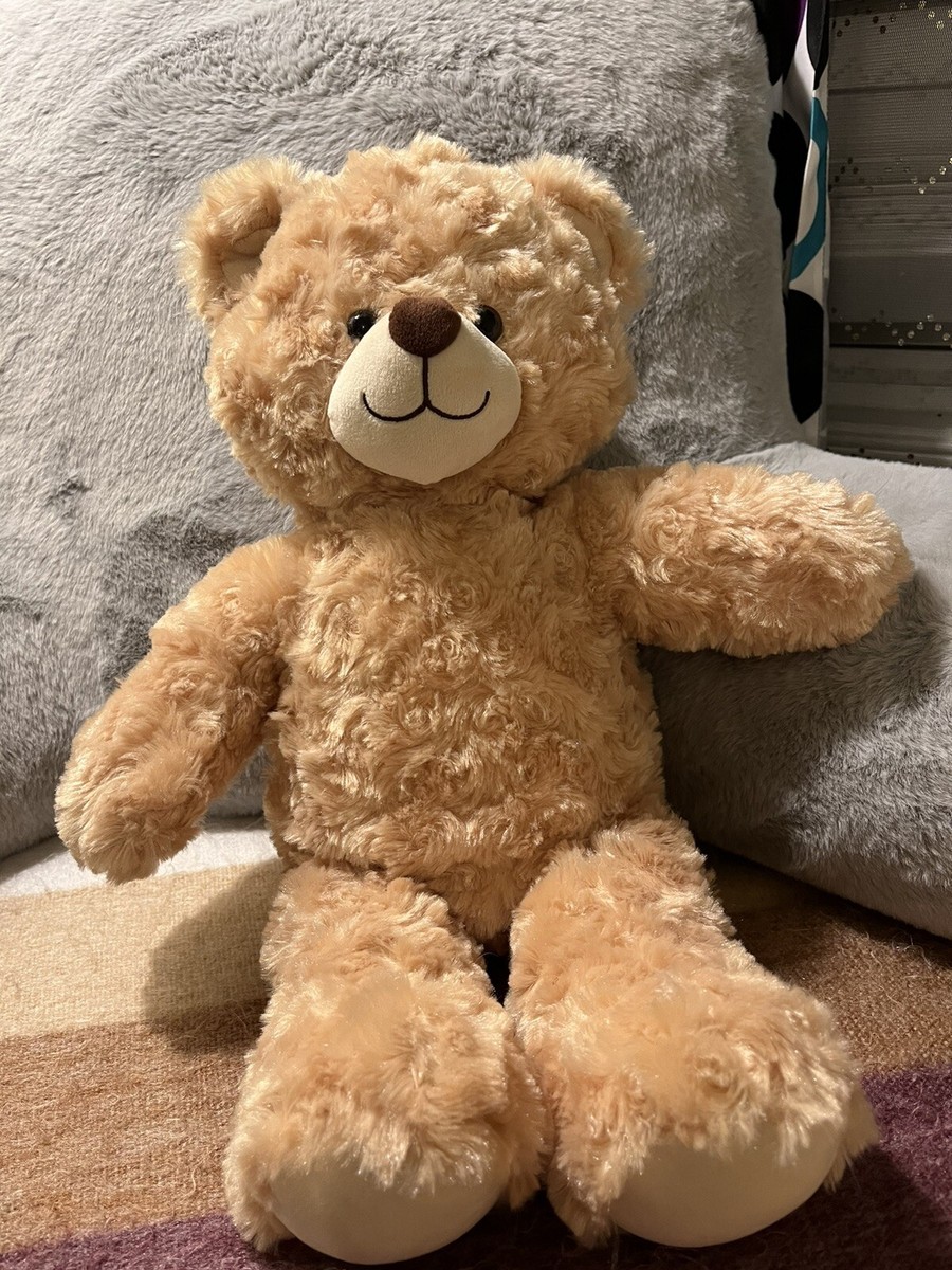 Build a Bear Workshop Swirly Light Brown Tan Plush Teddy Bear