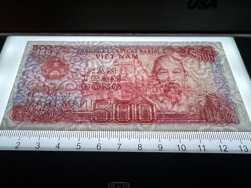 Vietnam 500 Dong Banknote World Paper Money Uncirculated Currency Vietnamese - Image 3 of 4
