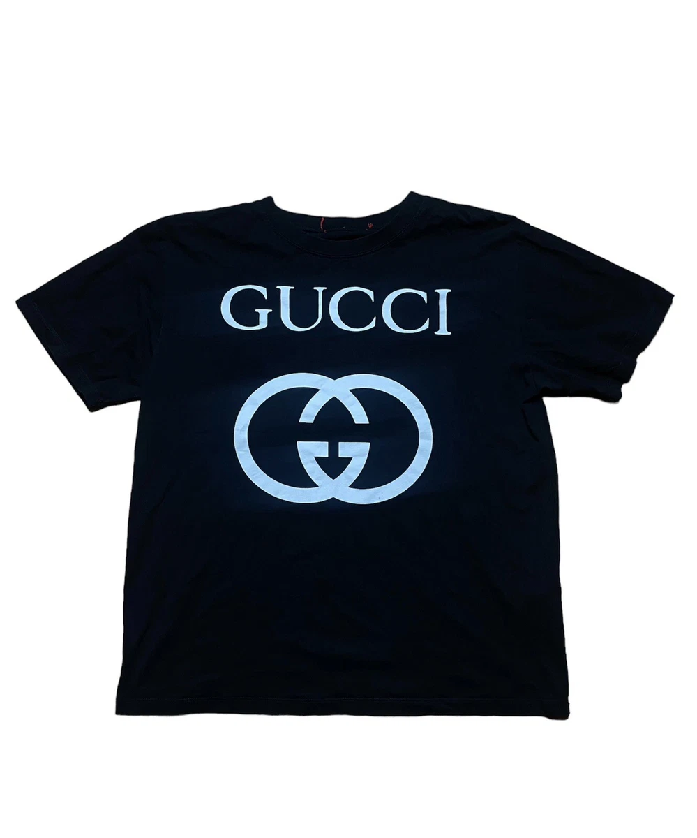 Gucci T-shirt with Interlocking G Size L-XL | eBay