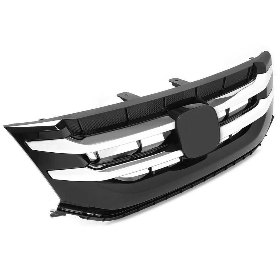 Conjunto de rejilla de parachoques para Honda Odyssey 2014 2015 2016 2017 parrilla delantera cromada Foto 2 de 4