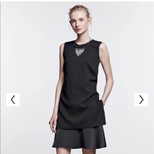 NEW Mock Layer Shift Cocktail Dress Simply Noir collection Simply Vera Vera Wang